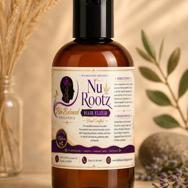 Nu Rootz ™ Hair Elixir | Botanical Hair & Scalp Strengthening Formula